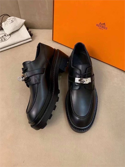 женская обувь ботинки лоферы HERMES First derby Эрмес черный tW1tcdmPgg-bMQV-RFxqG0